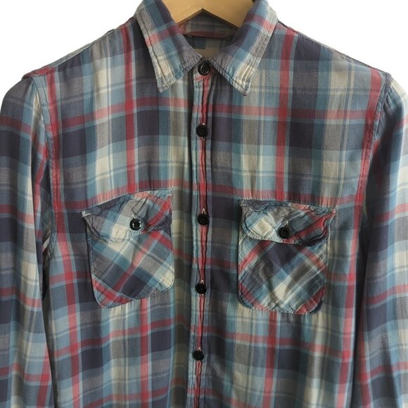 Denim & Supply Ralph Lauren Plaid Button  Down Shirt - Picture 3 of 3